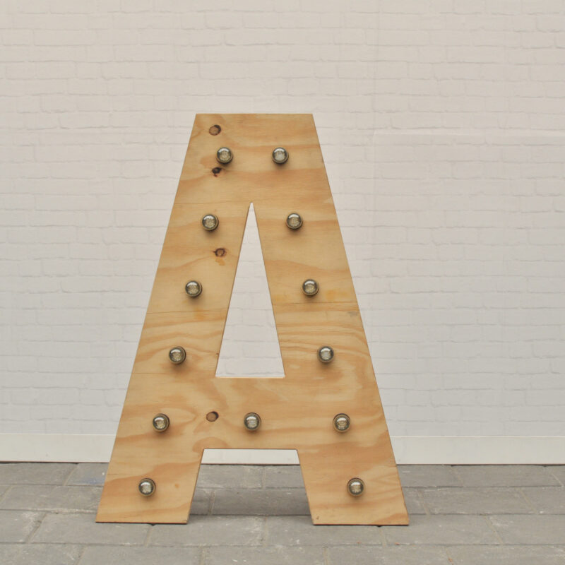 Lichtletter A - klein (ca. 60 cm)