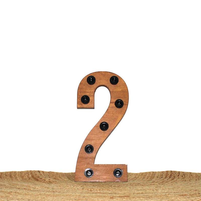 Lichtletter 2 - klein (ca. 60 cm)