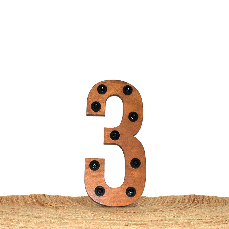 Lichtletter 3- klein (ca. 60 cm)