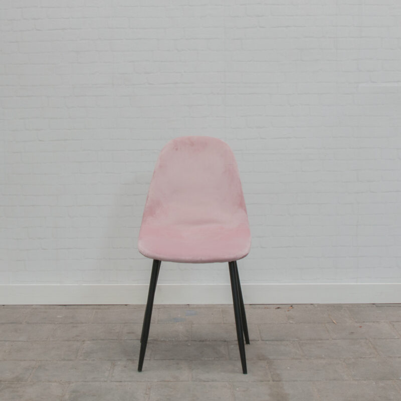 Stoel Max Velvet Roze