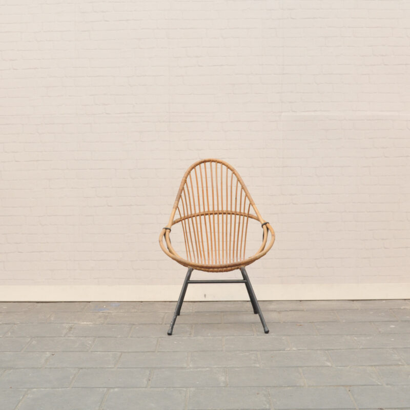Stoel Rohe Rotan Spits