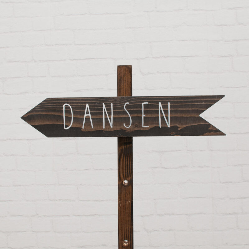 Wegwijzer dansen links