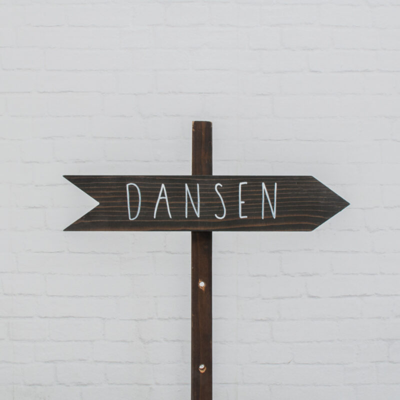 Wegwijzer dansen rechts