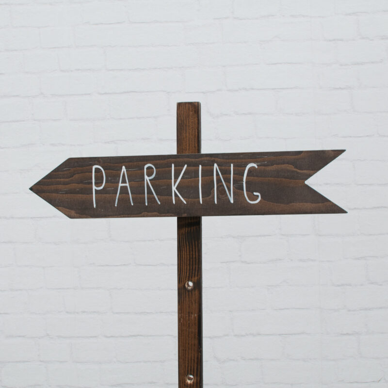 Wegwijzer parking links