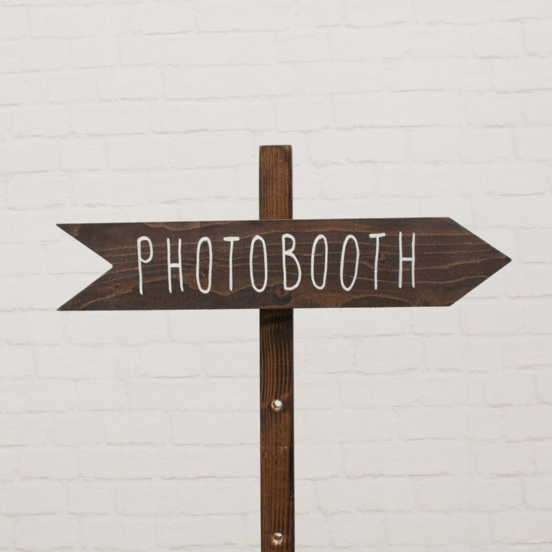Wegwijzer photobooth rechts