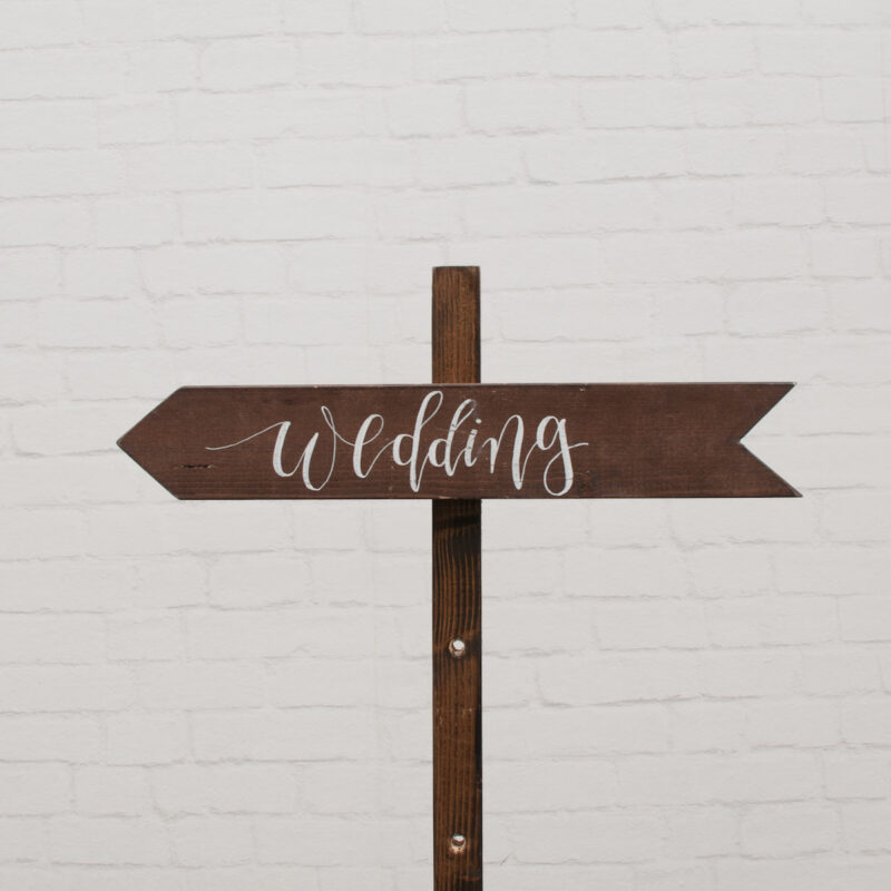 Wegwijzer sierlijk wedding links