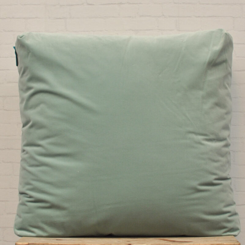 Zitkussen velvet lichtgroen