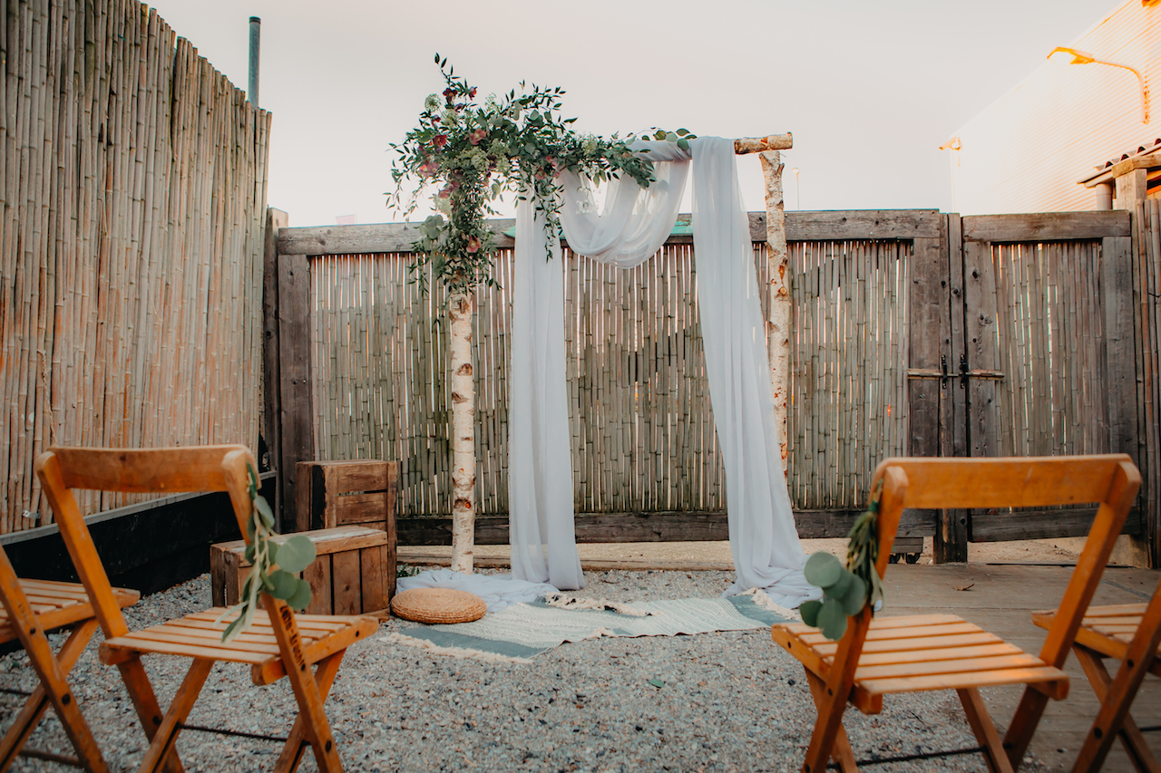 Ceremonie setting
